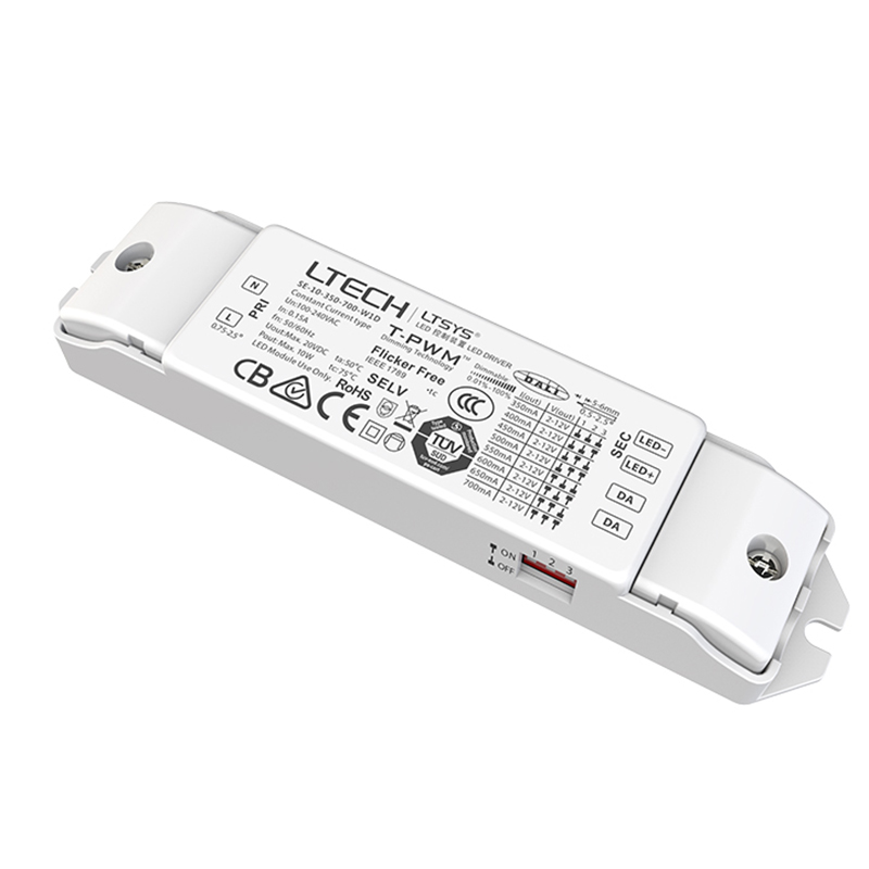 SE-10-350-700-W1D 10W 350-700mA(100-240Vac) LED Dimmable Driver